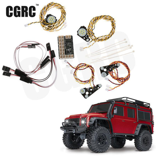 LED Front/Rear lights & IC Lamp Group Headlight lamp Set For Trx4 RC CAR
