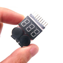 1PCS 1-8S Low Voltage Buzzer Alarm Lipo Battery Voltage Indicator Tester for RC Car RC Boat RC Drone