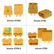 Amass Connector XT90S XT90-S Anti Spark XT30U XT60 XT90 MR30 XT60H Plugs Male Female FPV Drone Battery Connector