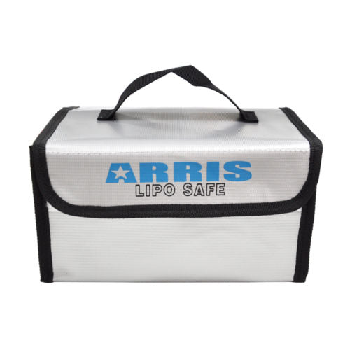 ARRIS Fire Retardant LiPo Battery Portable Safety Fireproof Case Bag Handbag Box 215*155*115mm For FPV RC Drones Quadcopter