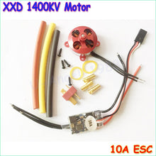 A 2204 A2204 7.5A 1400KV 50W SP Micro Brushless Motor W/ Mount + 10A ESC For RC Aircraft/KK copter Quadcopter UFO