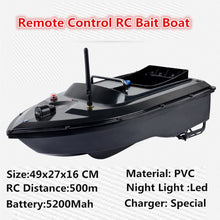 Free Waterproof Bag 180Mins 500m RC Distacne Auto RC Remote Control Fishing Bait Boat Fish Finder Ship Boat wth 5200mah battery
