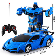 Technic Transformation RC Car Remote Control Car Radio-Controlled Sport Car Drift Model Transform Toy 1:18 One-key