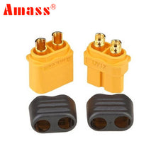 10 x Amass XT60+ Plug Connector With Sheath Housing 5 Male 5 Female (5 Pair )