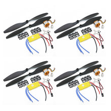 4set/lot A2212 1000KV 2200KV A2208 Brushless Outrunner Motor +30A ESC+1045 Propeller Quad-Rotor Set for RC Aircraft Multicopter