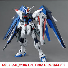 Japaness Bandai Original MG 1/100 Gundam Model ZGMF-X10A Freedom 2.0 Destroy Armor Unchained Mobile Suit Kids Toys BANDAI