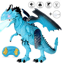 Remote Control RC Dragon Walking Dinosaur Toy with Light Sound Kids Toy Gifts NSV775