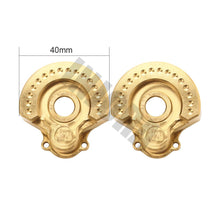 INJORA 2PCS TRX4 Brass Counterweight Balance Weight Portal Drive Housing for 1:10 RC Crawler Traxxas TRX-4