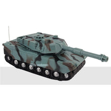 Abbyfrank RC Tank Battle Toy Tank 1:22 Radio Remote Control RC Tank Model Classic Toys For Kids 360 Rotation Music LED