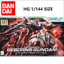 Original Japan Gundam Model HG 1/144 Reborns GUNDAM 00 Unchained Mobile Suit Kids Toys