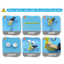 Creative DIY Wooden Remote Control Electric Robot Reptile Model Children Science Experiment Toys Invention Kids Science Toys