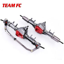 1Set 1/10 Rc Car Complete Alloy CNC Metal Front And Rear Axle With Arm CNC Machined For 1:10 Rc Crawler AXIAL SCX10 RC4WD S242