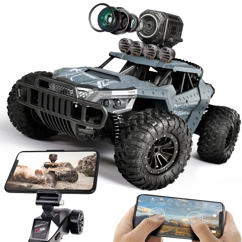 25KM/H RC Remote Control Buggy Car with WiFi 720P HD Camera Wireless Climbing Children Truck Toy Rc Drift Car HQ1803