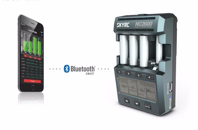 SKYRC Bluetooth smart rapid battery fast charger on the 5th on the 7th Universal NC2600 Upgrade Kit