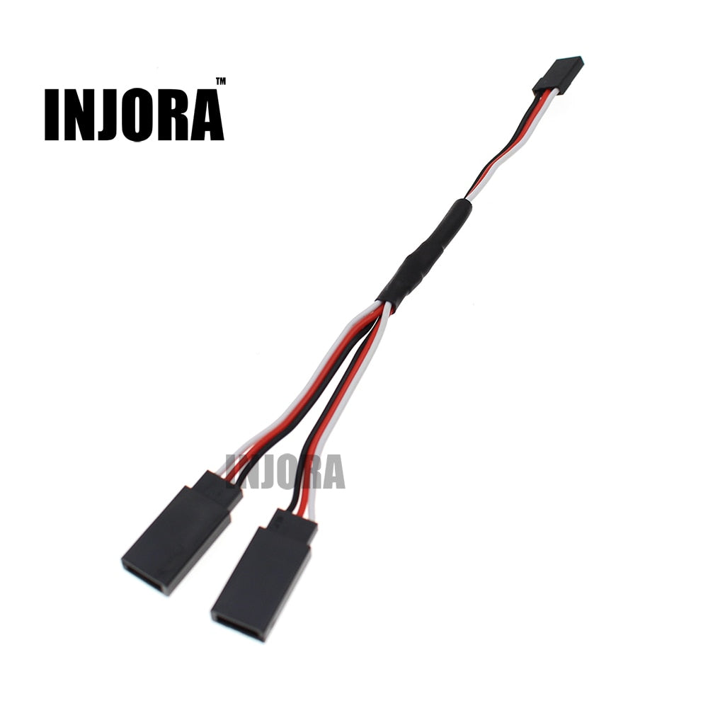 INJORA 1PCS 15cm 30cm RC Servo Extension Y Wire Cable for JR Futaba RC Model