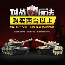 2.4G Remote Control Tank Model Children Cross-country Toys Multiplayer vs Alloy Tank Battle Simulation smoke & vibration 4 MBT
