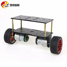 SZDOIT Metal Double-Layer 2WD Smart Robot Tank Car Chassis Kit Robotic Frame With 12V Motor 65/85/130mm Wheel DIY For Arduino