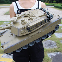 2.4G Update 1:18 Remote Control Rc Battle Tank 50cm Big Size 100m Remote Control Distance Rc Tank Launch Bullets high simulation
