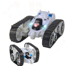 2017 NEWEST Children's toy car SPACE ROVER 666-888 360 degree roll Stunt dumpers one key RC TRANSFORM TANK CAR TOY with light