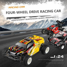 Wltoys A202 remote control car 1:24 electric 4wd remote control car 2.4G remote control desert off-road vehicle drift speed 35km