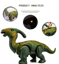 38CM RC Electric Walking Lay Eggs Dinosaur Remote Control Electronic Robot With Light Sound For Kids Baby Toys Christmas Gift
