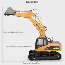 2019 Brand New Toys 15 Channel 2.4G 1/14 RC Excavator Charging RC Car With Battery RC Alloy Excavator RTR For kids
