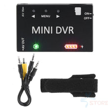 Mini FPV DVR Module NTSC/PAL Switchable Built-in Battery Video Audio FPV Recorder for RC Models Racing FPV Drone