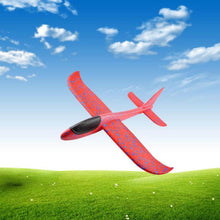 48CM Hand Throw Foam Plane Toys Outdoor Launch Glider airplane Kids Gift Toy Free Fly Plane Toys Puzzle Model Jouet