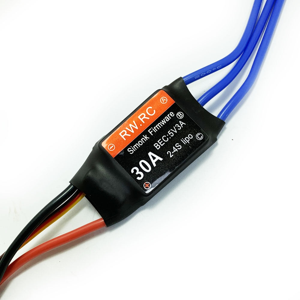 BJT 30A 2-4S Brushless Outrunner Motor ESC Speed Control for RC FPV Racing Drone - 30A