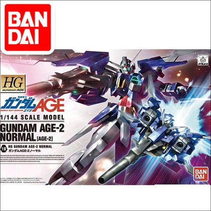 Original Japaness Gundam Model HG 1/144 GUNDAM AGE-2 NORMAL Mobile Suit Kids Toys