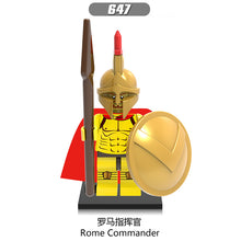 8pcs/Set Spartan Warriors Roman Crusader Puzzle Legoed Assembling Building Blocks Kit Toys Kids Gifts