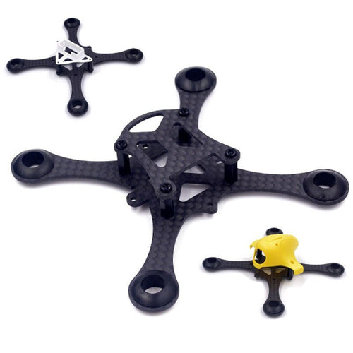 Happymodel DIY Micro FPV RC Quadcopter 100MM Brushed Frame Kit Support 8520 Coreless Brushes Motor RC Quadcopter Drone Whoop