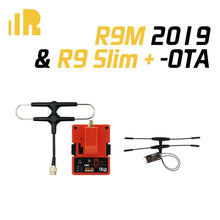 FrSky R9M 2019 Module and R9MM R9Mini R9 Slim+ OTA Receiver with mounted Super 8 and T antenna