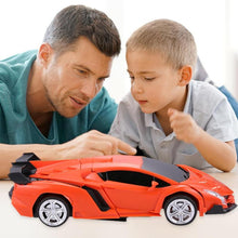 2.4G RC Electric Remote Control Robot Car Plastics and Electronic Components Transformation Battery Kids Gifts Toy