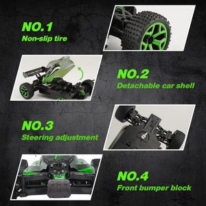 1/18 RC Car 4WD 2.4G 4CH High Speed 20KM/H Cars Scal RC Toy Rock Crawlers Double Motors Drive Buggy Toys For Boys Xmas Gifts