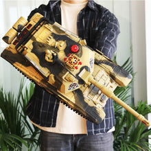 super remote control tank charging battle can launch cross-country tracked remote control vehicle boys play
