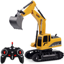 2.4Ghz 6Ch 1:24 Rc Excavator Mini Rc Truck Rechargeable Simulated Excavator Gift Toy For Kids