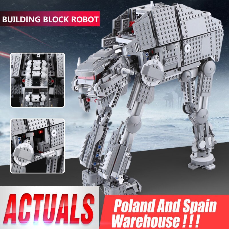 DHL 05130 Star Plan Wars Toys The 75189 Heavy ATAT Walker Set Building Blocks Bricks Assembly Kits Kids Toys Christmas Gifts