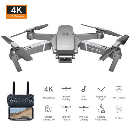 4K Drone Camera HD Altitude RC Helicopter Follow Me E68 Wifi FPV Drones Eachine Foldable Quadcopter Hubsan Zino Pro
