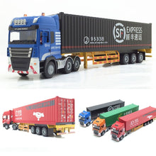 Jing bang JD Semi-Trailer Container Truck Alloy Freight Truck Model 1: 50 Toy