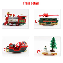 Wodden Lights And Sounds Christmas Train Set Railway Tracks Toys Xmas Train Gift for Kids toys Juguetes brinquedos игрушки New
