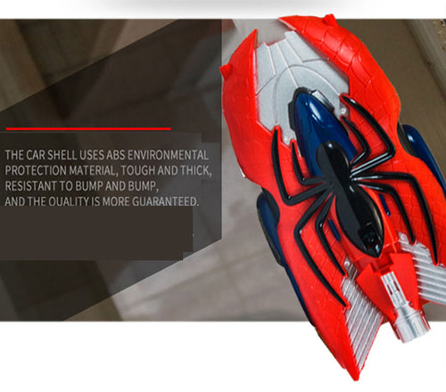 2019 Spider Man RC Wall Climbing Super Racing Car Remote Control Car with LED Light Early Education Best Gift for Child