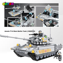 1061pcs Military German Tiger Tank Car Assembly Kits Building Blocks legoed Army WW2 soldier Model Kids brick children Toys Gift