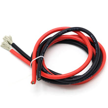 10meter/lot High Quality wire silicone 10 12 14 16 18 20 22 24 26 AWG 5m red and 5m black color