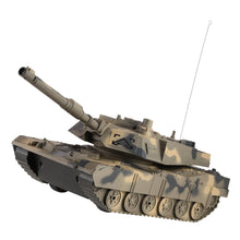 1:14 4CH Simulation RC Military Tank Turret Rotation Light & Music Remote Control Model Long Distance Control Kids Toy Gift