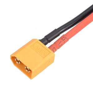 1pcs XT60 Male to 4mm Plug Connectors Line 12AWG/14AWG Charging Cable 15cm/30cm Lithium Battery Balance Charging Adapter Line