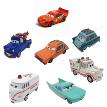 7cm Cars Disney Pixar Cars Ramirez Lightning McQueen Racing Family Diecast Metal Alloy Toy Car for Kids Toy Boy Gift No Remote