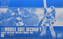 Original Japaness Gundam HG 1/144 Model Second V V2nd LEAGUE MILITAIRE GUNDAM Mobile Suit Kids Toys