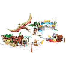 Jurassic Battle DragonHorde Supply Bricks for legoing Ship Boat Model Building Blocks Boys Birthday Gifts Kid Toys