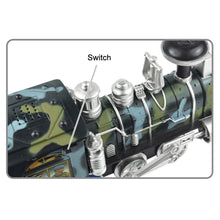 Classic Electric Dynamic Steam RC Train Train Set Simulation Track Model Toy Classic Children Railroad Conveyance Toys